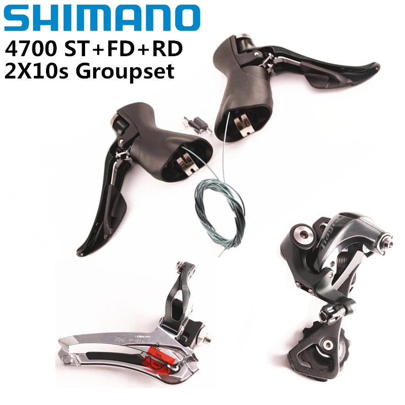Shimano Tiagra 4700 2X10 Speed Road Fiets Fiets Mini Groepset Kit 4700  Voorderailleur + Gs Ss Achter derailleur + St Shifter|front derailleur|rear  derailleurtiagra 4700 - AliExpress