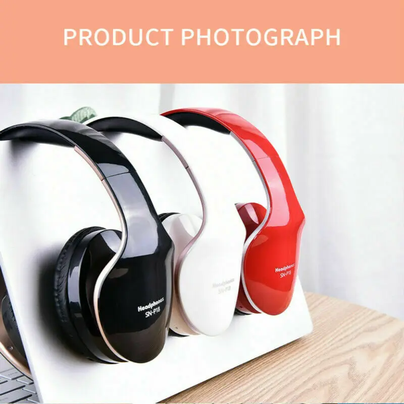 Беспроводные наушники Bluetooth гарнитура шумоподавление над ухом ж/микрофон