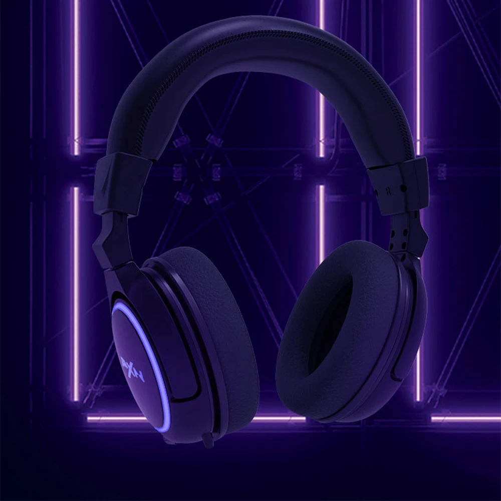 PXN-U306 Gaming Headset Headphones 7.1 Surround Sound Earphones Gamer Over Ear USB Wired Headset LED Light PC Gamer (7)