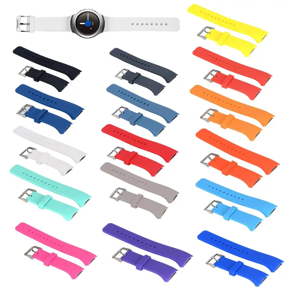 Silicone Sport Watch Strap Replacement - 14 Color Options