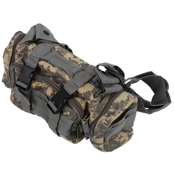 

Men Waist Pack Shoulder Bag Handbag Camping Hiking Sport Outdoor Multi-purpose Bag ACU Camouflage