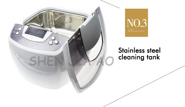 CD-4810 ультразвуковая Очищающая машинка для домашнего использования, интеллигентая(ый) сверхзвуковое очистительное оборудование для очистки очки, бритва 220V