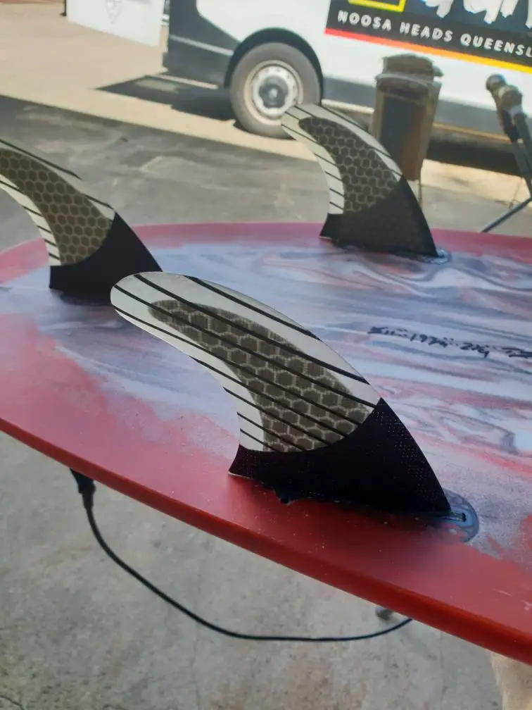 Набор для серфинга fcs ii aletas 2 Surf FCS2 Fins углеродные соты FCS средние три плавники набор