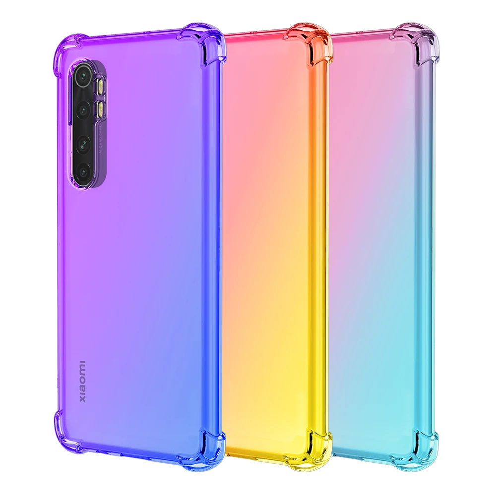 Противоударный чехол для Xiaomi Mi Note 10 Lite A3 A2 8 6X силиконовый Redmi 10X 5G 4G Go 9 se 7 6 5 Pro Poco