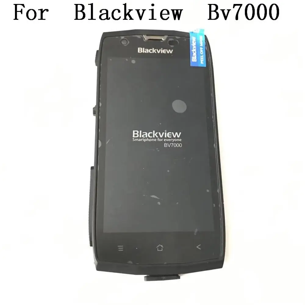 Blackview BV7000 б/у ЖК дисплей сенсорный экран рамка для четырехъядерный MT6737T