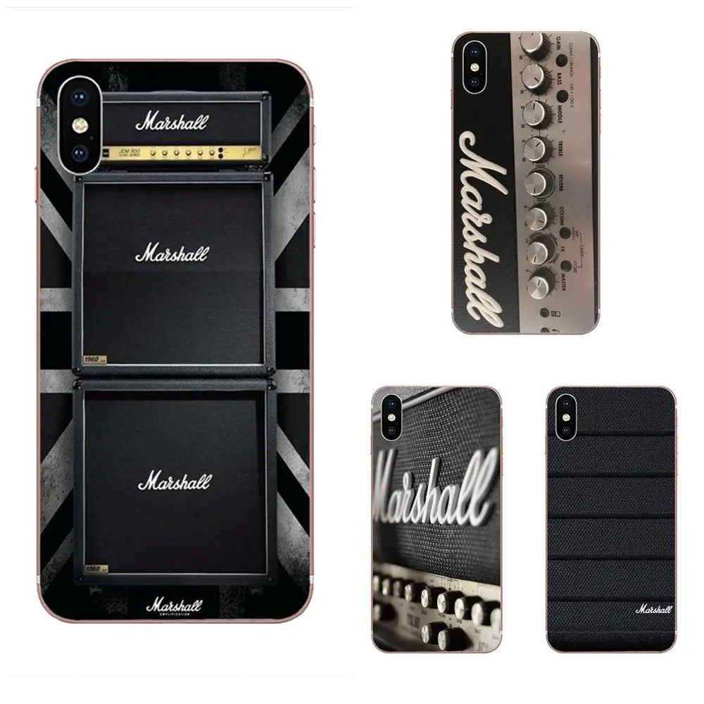Классный лучший комбоусилитель Marshall Guitar Combo мягкий хипстерский чехол для Apple IPhone X