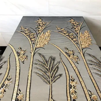 

Sequined Embroidered Net Lace Fabrics Christmas Green Color Classic Indian Women Design Evening Party Dresses Sequin Lace