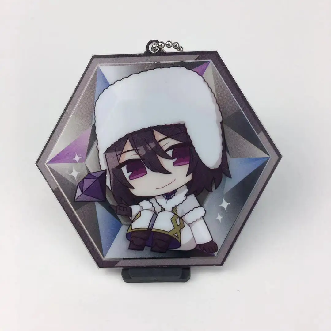 Аниме бангоу страй собаки Dazai Osamu Nakahara Chuya Ryunosuke Akutagawa акриловый брелок для ключей гоночные ремешки Косплей - Цвет: 6