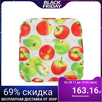

Chair cover with ties 35 * 38 Apple treats coarse calico 125g / m, hl100% 2262319