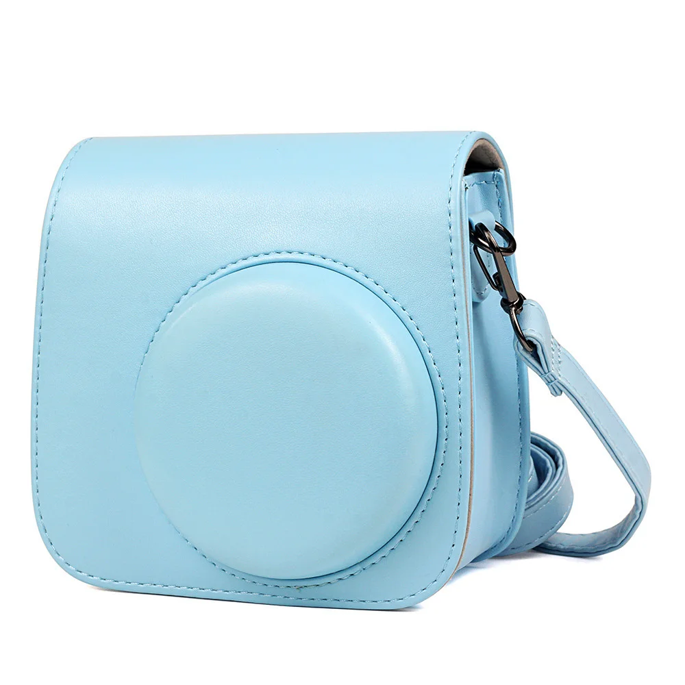 Новый чехол для камеры Fujifilm Instax Mini из искусственной кожи с плечевым ремнем 9 8 +