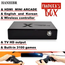 Pandora box 3D мини аркадная консоль 3100 в 1 игровая видео игра лунный свет Коробка С Сокровищами 2D Ретро игра PS1 3D игровая коробка 1500 В 1 игра