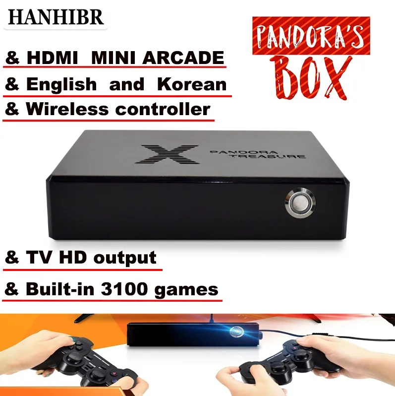 Pandora box 3D mini arcade console 3100 in 1 game video game moonlight treasure box 2D retro game PS1 3D game box 1500 in 1 game