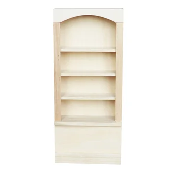 

1pc Mini House Bookshelf Model Exquisite Mini Bookrack for Collection DIY
