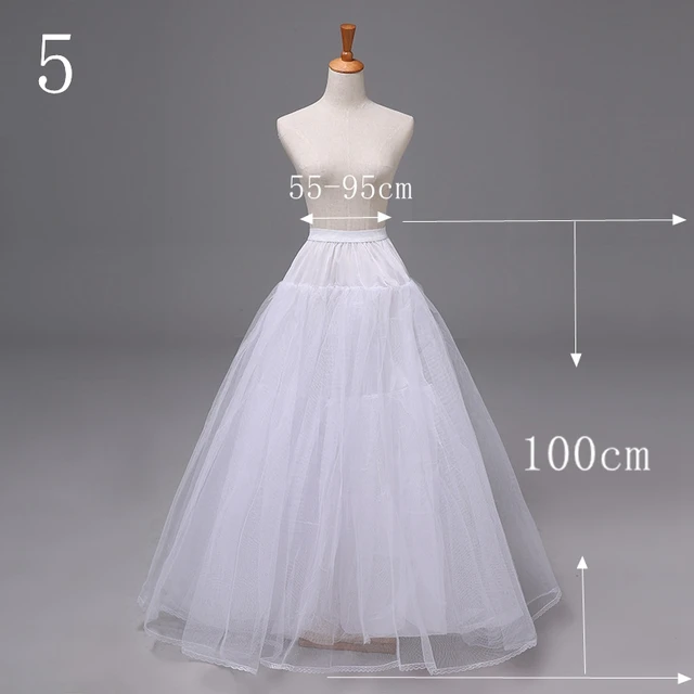 Hot Sell Many Styles  Bridal Wedding Petticoat Hoop Crinoline Prom Underskirt Fancy Skirt Slip 5