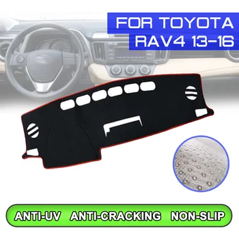 

Car Anti-dirty Non-slip Dash Cover Mat Dashboard Mat UV Protection Shade for Toyota RAV4 2013 2014 2015 2016