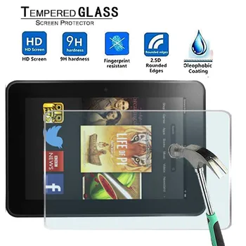 

For Amazon Kindle Fire HD 8.9 4G LTE -Premium Tablet 9H Tempered Glass Screen Protector Film Protector Guard Cover