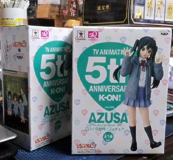 SQ светильник тон девушки K-on! 5-я годовщина Адзуса Накано призовая фигурка в коробке гаражный комплект модель