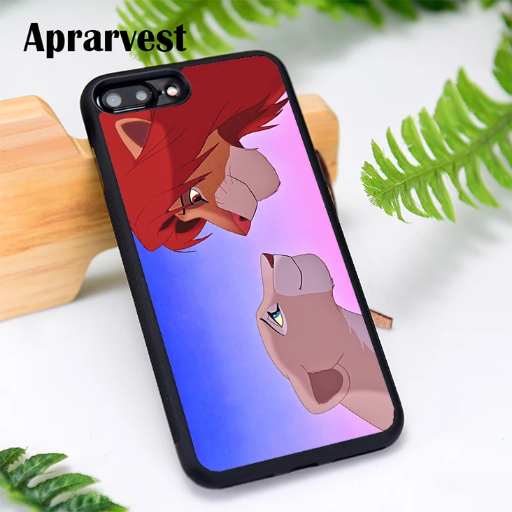 Aprarvest силиконовый чехол для телефона iPhone 6 6S 7 8 Plus 5 5S SE X XS MAX XR The Lion King Simba Jungle |