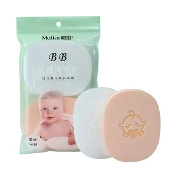 

2pcs Wash Flutter Face Sponge Deep Facial Cleansing Sponge Compressed Pad Powder Soft Puff Face Clean Care