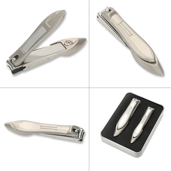 

NEW Manicure Tool Trimmer Nail Clipper Portable Toe Cutter Fashion Appearance Slip Handle For Comfortable Grip Stainless Steel