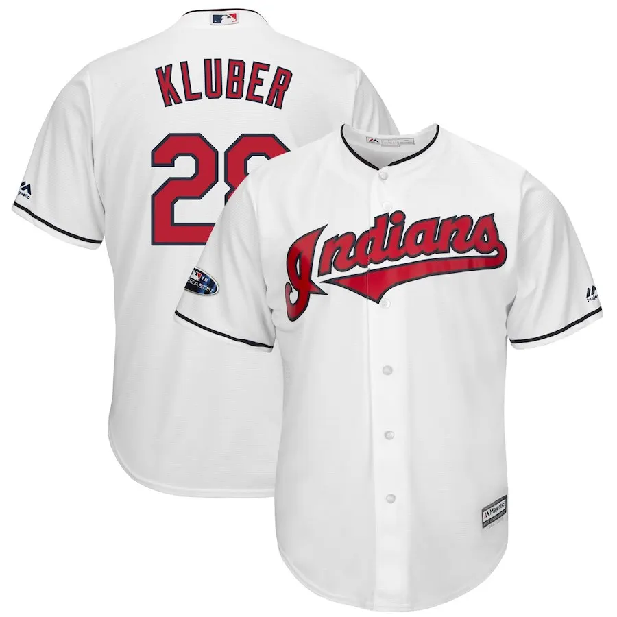 Мужчины Кливленд Майкл Брэнтли Джейсон Kipnis Corey Kluber Edwin Encarnacion Jose Ramirez Francisco Lindor Trevor Bauer Jersey