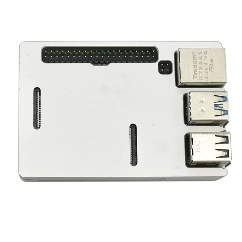 for Raspberry Pi 4 Model B Aluminum Alloy Case Metal CNC Cooling Ultra-Thin Shell Heat Dissipation for Raspberry Pi 4B Only