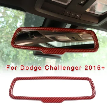 

Carbon Fiber Style Rearview Mirror Cover Trim Inner ABS Plastic Interior