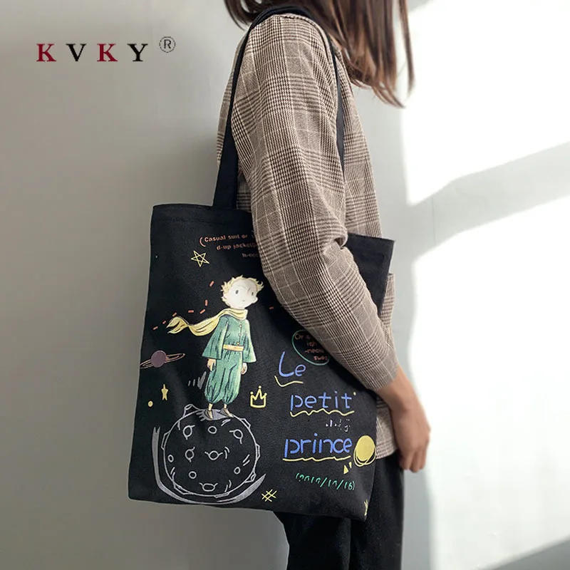 Женские холщовые сумки на плечо в японском и корейском стиле, милая маленькая оригинальная Студенческая сумка на плечо, Женская хозяйственная эко-сумка