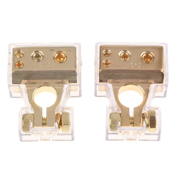 

2 Pieces Multi-function Positive Negative Battery Terminals Connectors Clamps