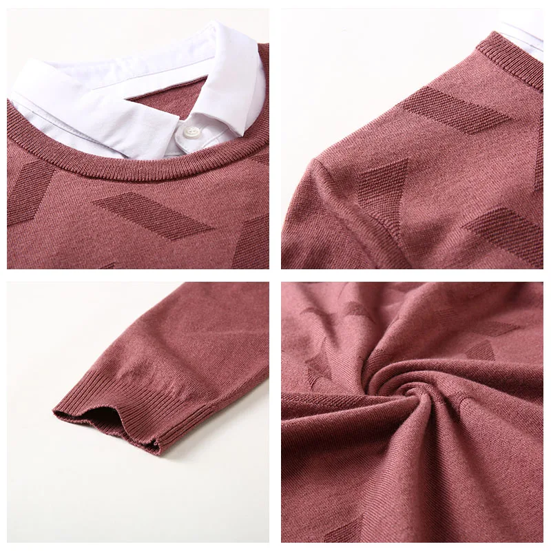 Discount UCAK Brand Sweater Men 2020 New Arrival Streetwear Casual Turn-down Collar Print Spring Autumn Cotton Fashion Pullover U1040