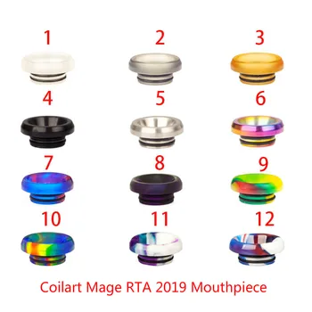 

Coilart Mage RTA 2019/Horizon Falcon King 810 Resin Low Profile Drip Tip Wide Bore Short Innokin Plex/Uforce T1T2 Mouthpiece
