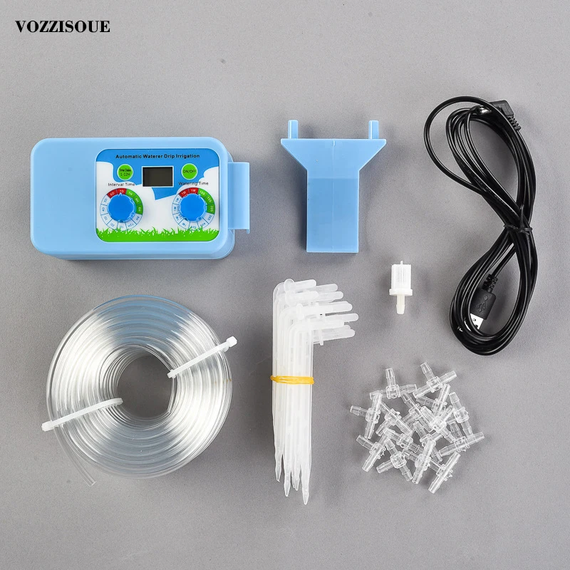 

Hot Drip System Auto Drip Irrigation Watering System Water Timer Garden Irrigation Controller Riego Por Goteo Irrigatiesysteem