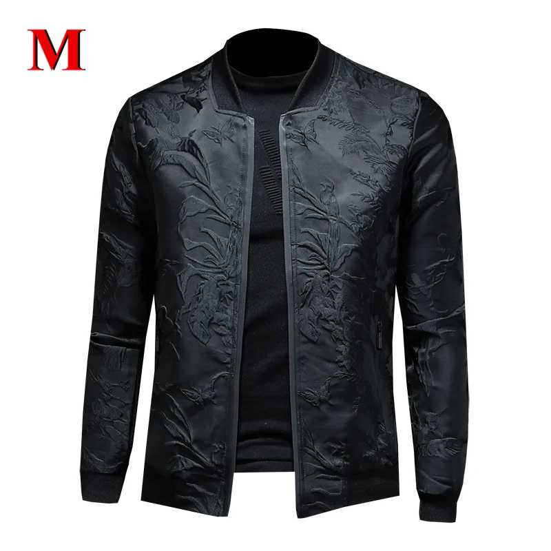 MENNE 2020 New men jacket embroidery jacket men zipper coat MENNE 2020 New men jacket embroidery jacket men zipper coat