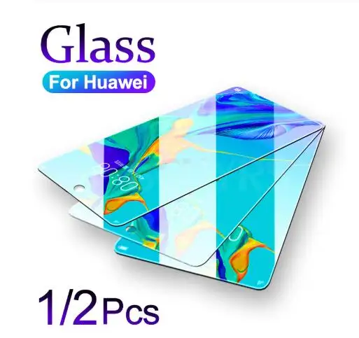 2 шт. закаленное стекло для Huawei P30 P20 Lite Pro прозрачная Защита экрана Honor 20 Hard