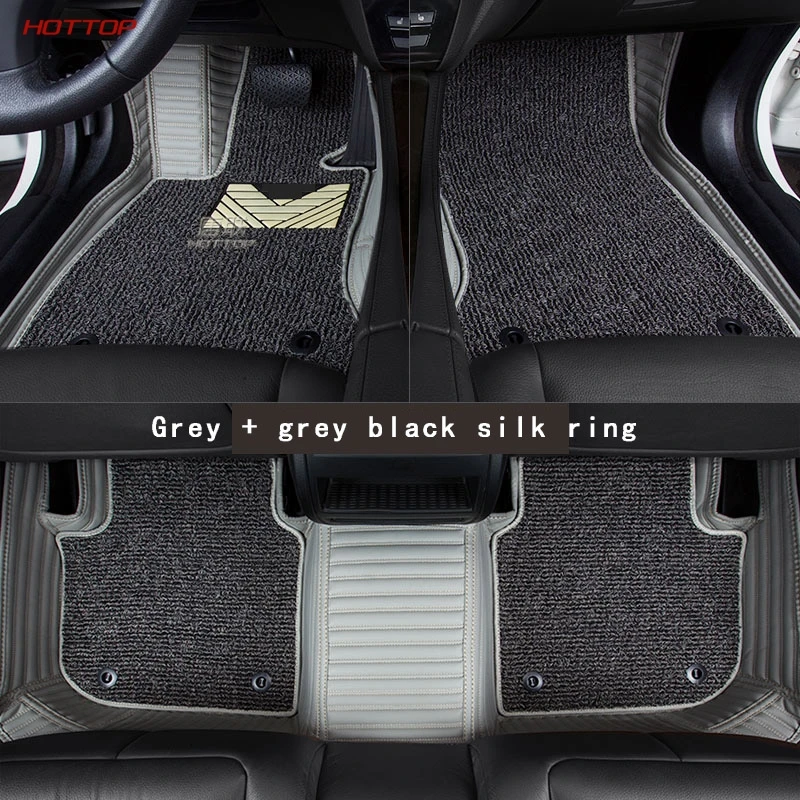 Для Nissan Patrol Y62 высококачественный пылезащитный хороший автомобильный коврик для ног огнестойкий нескользящий набор ковров - Название цвета: Gray gray black 5p