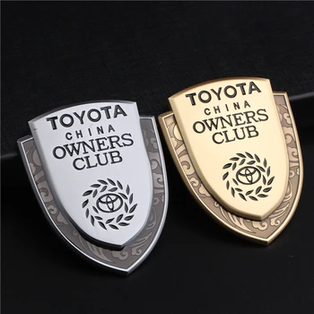 

Car Styling 3D Metal Emblem Badge Rear Trunk Sticker For Toyota Camry Prius HIGHLANDER RAV4 Sienna Yaris Reiz Corolla EZ Prado