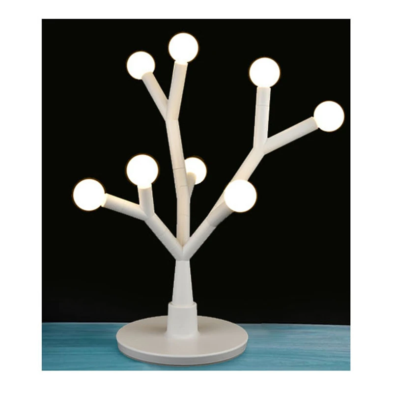 

Modern DIY Assembly Table Light Nordic Simple Bedroom Bedside Reading Desk Lamp LED Modeling Light Creative Home Decoration