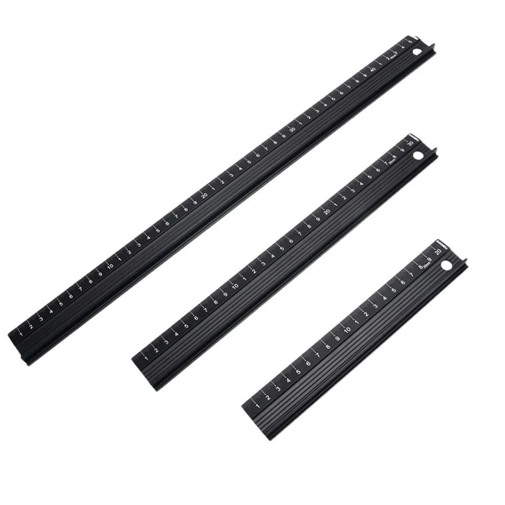 Leather Ruler Aluminum Alloy Long Ruler DIY Making Leather Bag Purse  Leather Goods Cutting Ruler Leather Cutting Tool Ruler - AliExpress