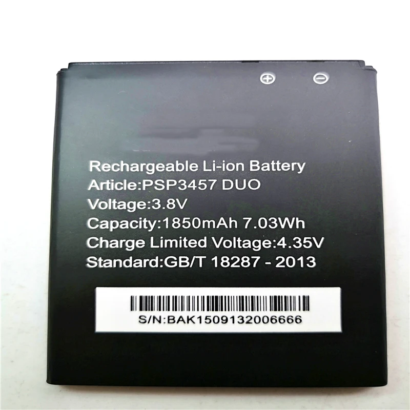 1850mah Psp3457 Replacement Battery For Prestigio Wize F3 Psp3457duo