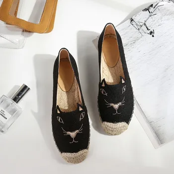 

kmeioo sheepskin flat shoes woman round toe loafers shallow flats cute cat shoes comfortable spring autumn women shoes