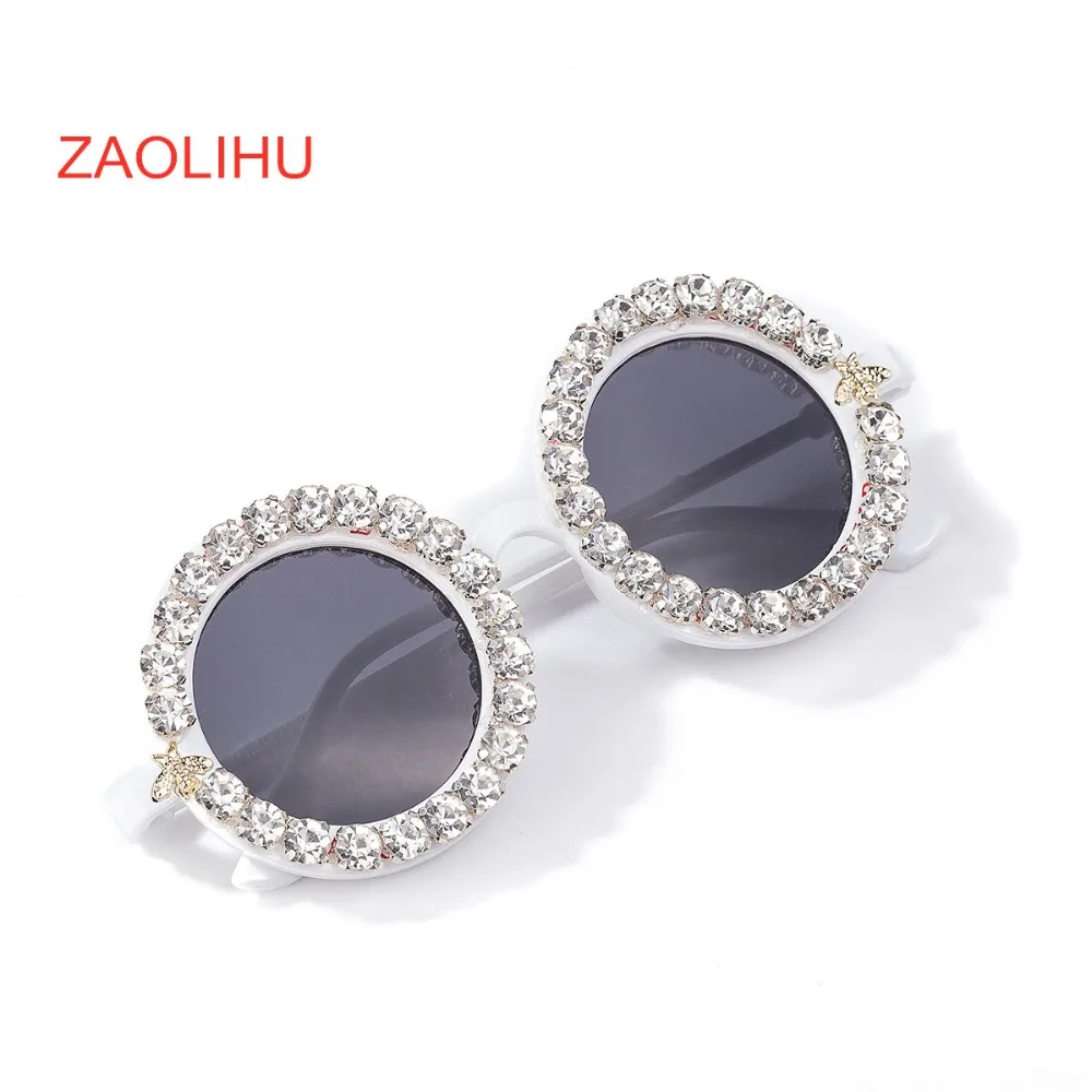 Женские солнцезащитные очки ZAOLIHU с кристаллами и бриллиантами, 10 модных дизайнерских солнцезащитных очков ручной работы, роскошные наружные очки UV400, дешевые