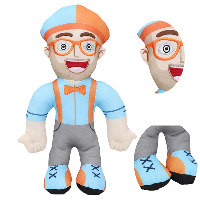 2 шт./компл. Blippi плюшевые игрушки мягкие игрушки для малышей рождественские Подарки плюш игрушки