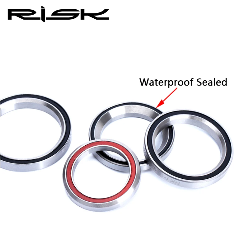 Bike Headset Bearings RISK 41/41.8/47/49/51/52mm MTB Road Bicycle Repair Steel Parts Accessories