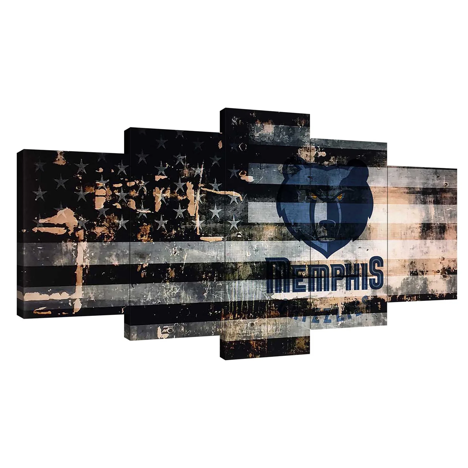 Блокировка mephis grizzlies HD холст печать на холсте домашнее украшение настенный