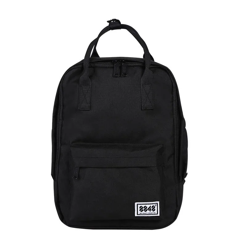 Школьный женский рюкзак с мягкой спинкой 8848, брендовая сумка через плечо, рюкзаки для девочек, одноцветные, консервативный стиль, для ноутбука, интерьер, мода 003-008-01 - Цвет: 015