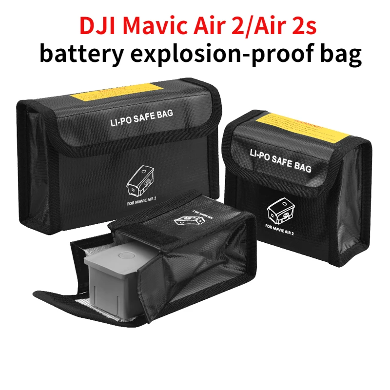 Взрывозащищенная сумка для аккумулятора DJI Mavic Air 2 безопасный Чехол хранения