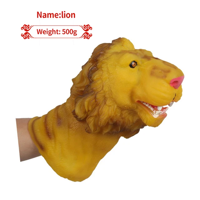 21 types Glove Soft Vinyl Rubber Elephant lion snake shark Animal Hand Puppet FIGURE TOYS FOR CHILDREN BIRTHDAY GIFTS