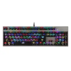 Механическая клавиатура Kailh коробка переключатель USB Проводная RGB подсветка 104 клавиш для игр OUJ99