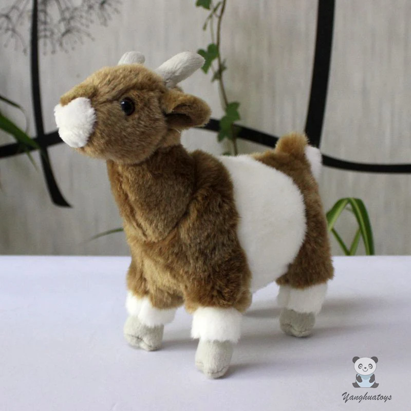 Милые куклы Nubian ibex мягкие плюшевые игрушки-животные реальная жизнь Капа nubiana