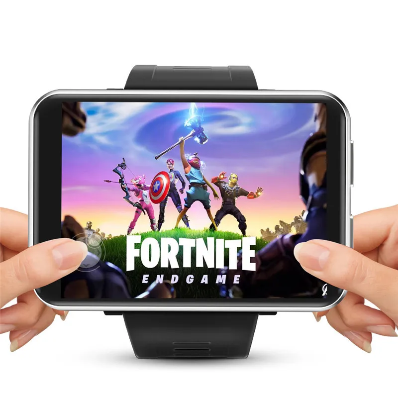 4G 2.86 Inch Big Screen Smart Watch Phone Android 7.1 3GB 32GB 5MP Camera 480*640 Resolution 2700mah Battery SIM Smartwatch Men